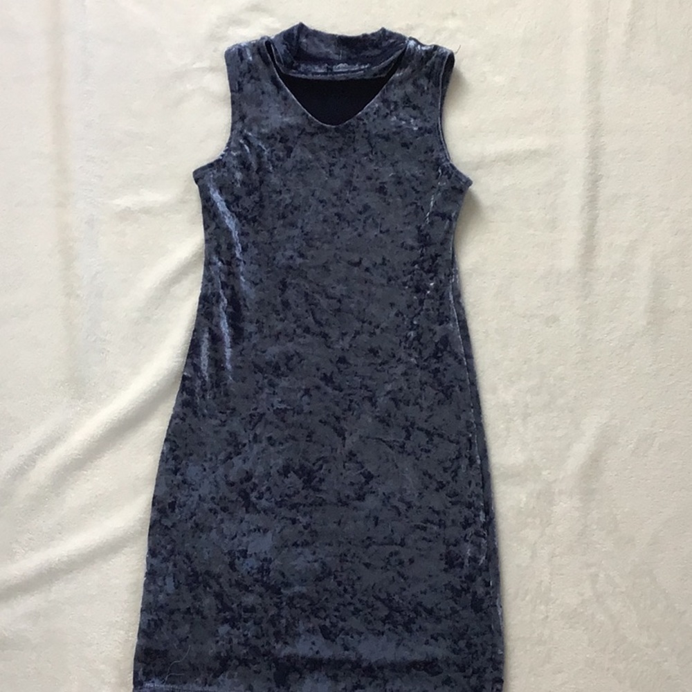 Cheryl Creations Velvet Choker Dress
